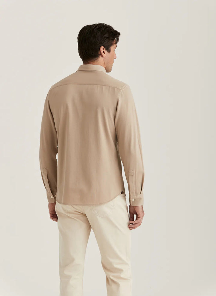 Eddie Pique Shirt Khaki