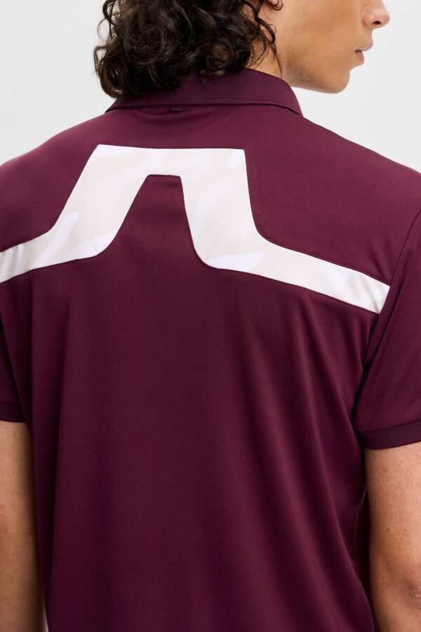 KV Print Polo - Wine Mix