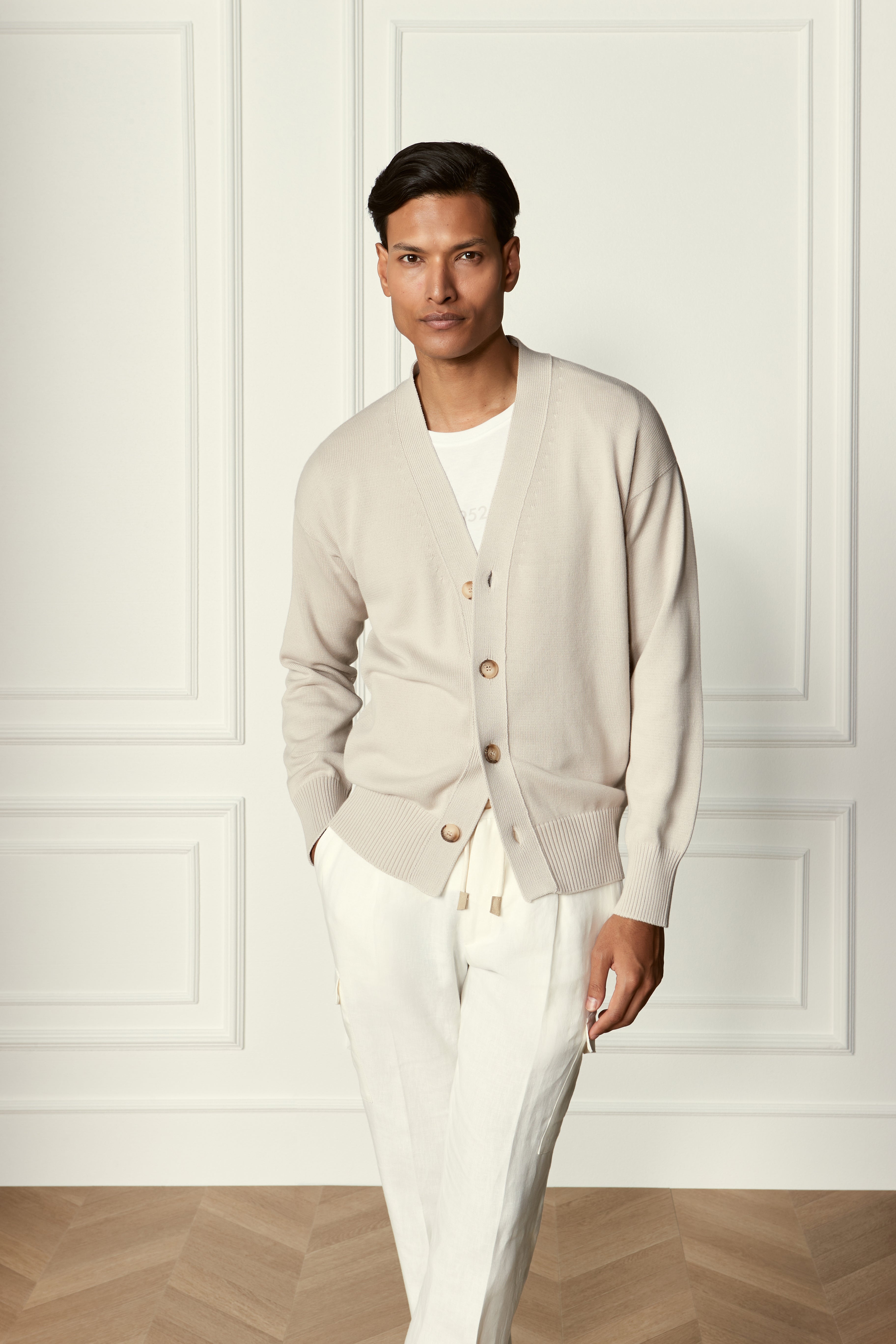 Cardigan Cotton - Beige