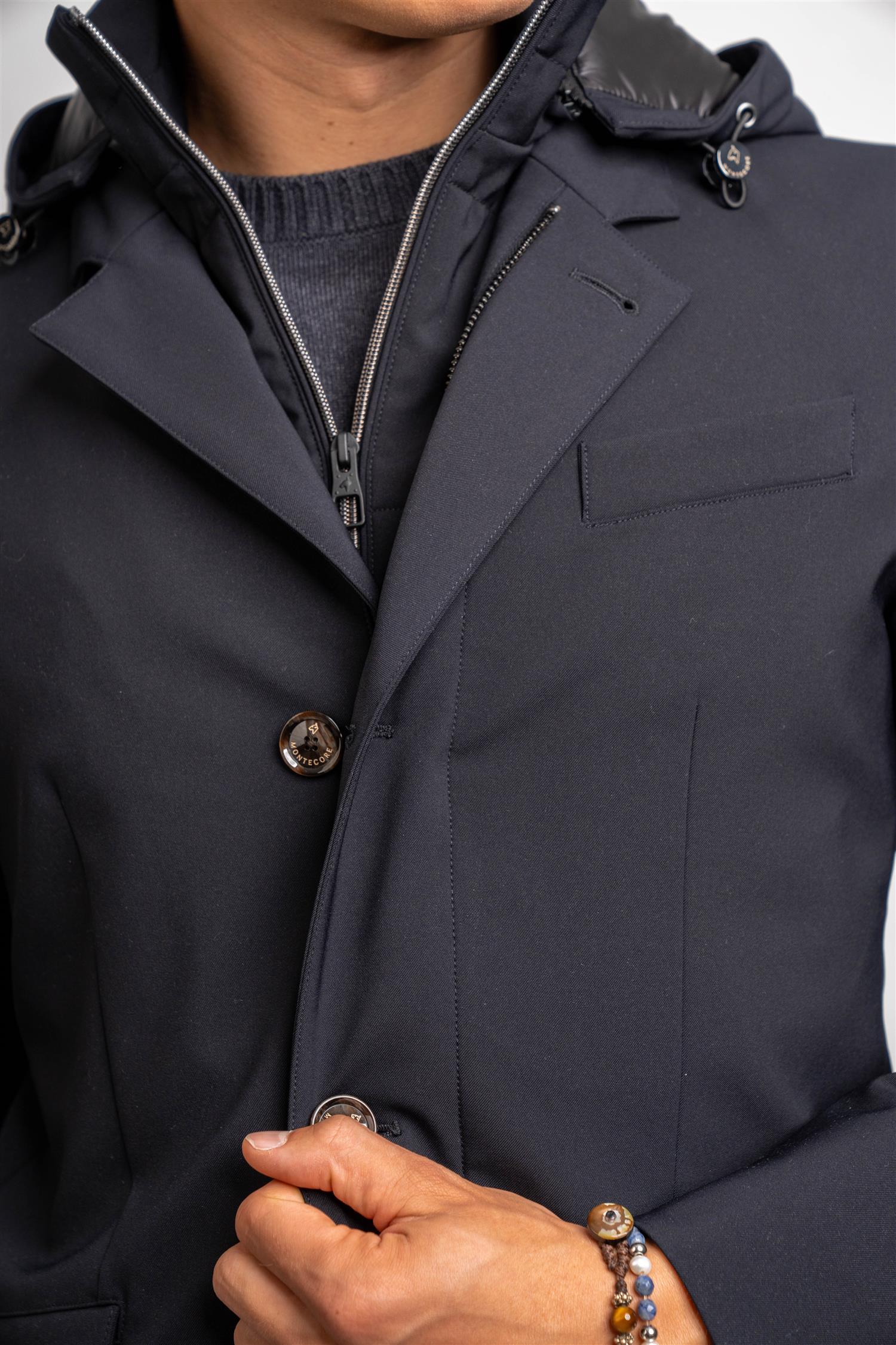 Man Light Down Jacket - Dark Blue