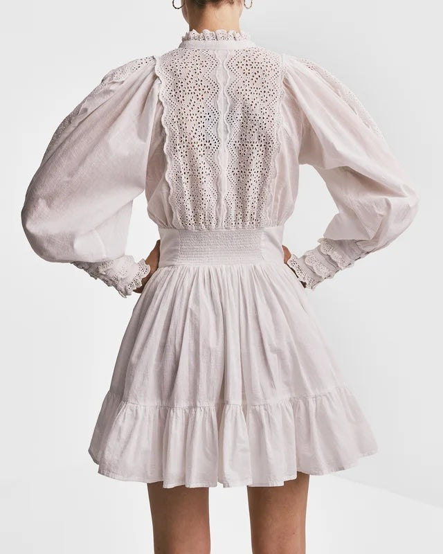 Cotton Slub Mini Dress