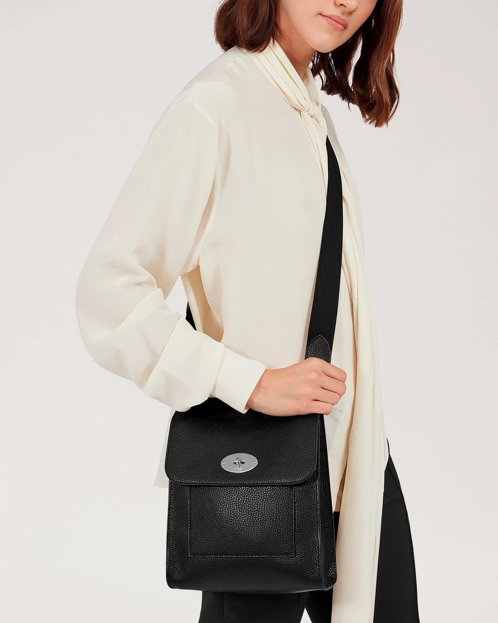 Antony Black & Silver Small Classic Grain