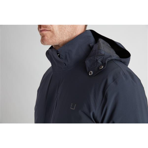 Black Storm Coat - Navy