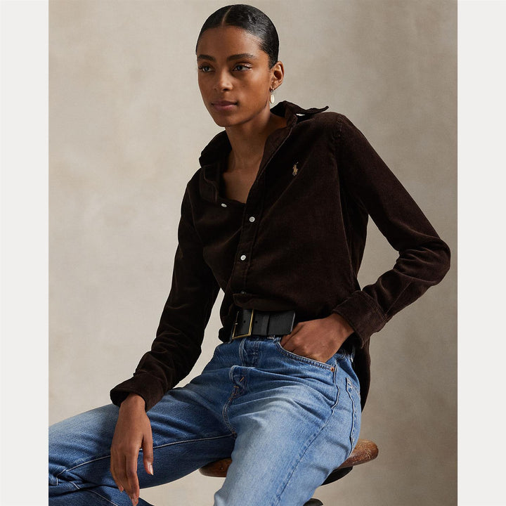 Woven Sport Shirt Dark Beech