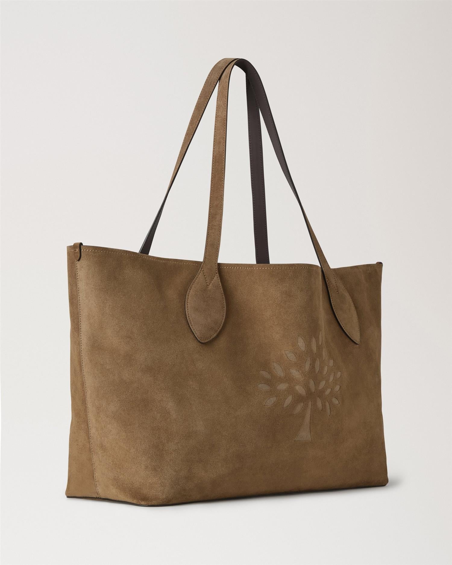 Oversized Suede Tote Salcombe Sand