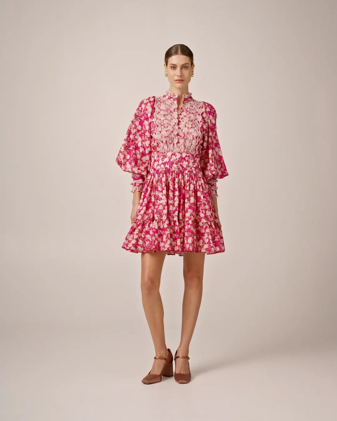 Cotton Slub Mini Dress