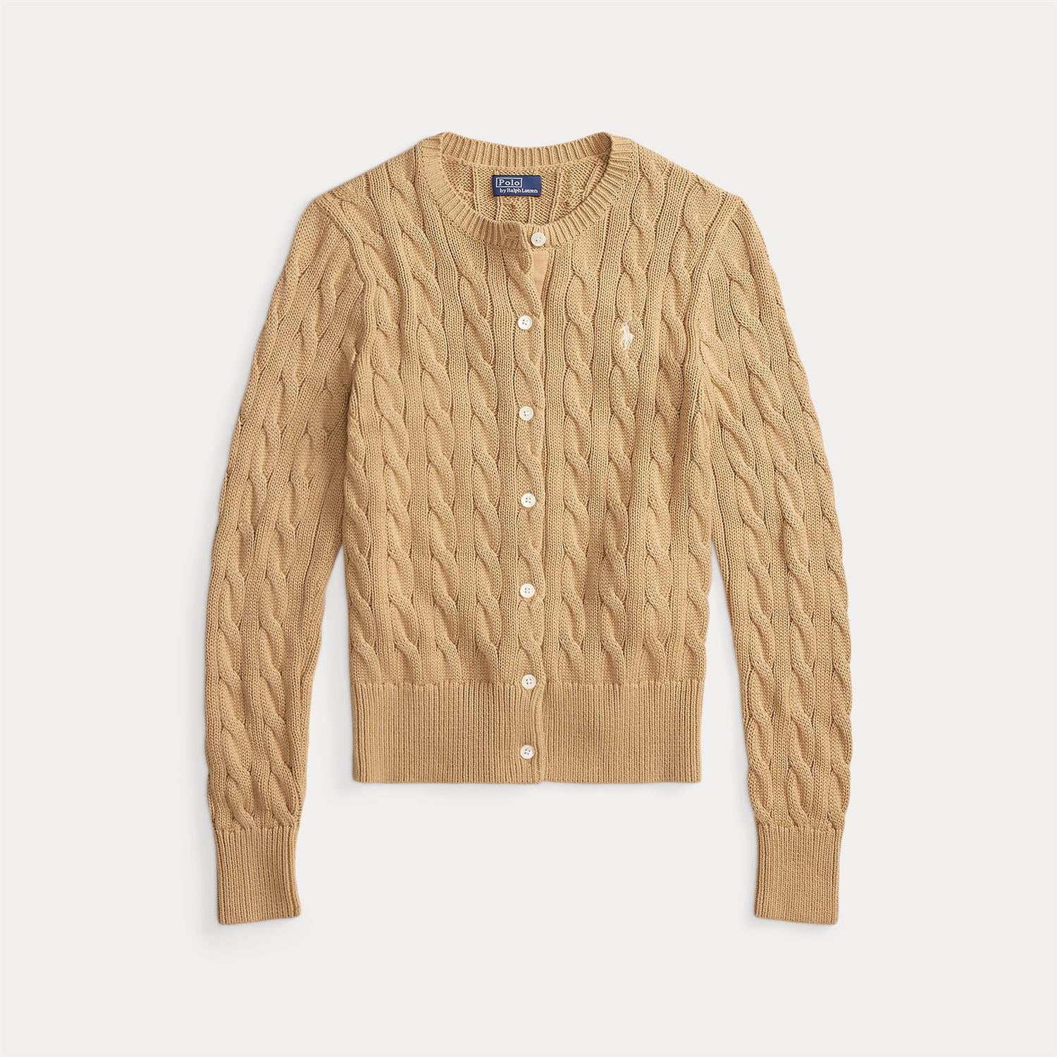 Long Sleeve Cardigan Khaki