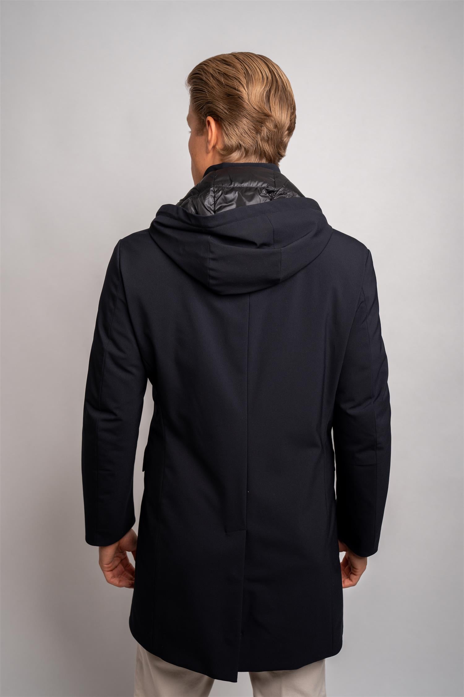Man Light Down Jacket - Dark Blue