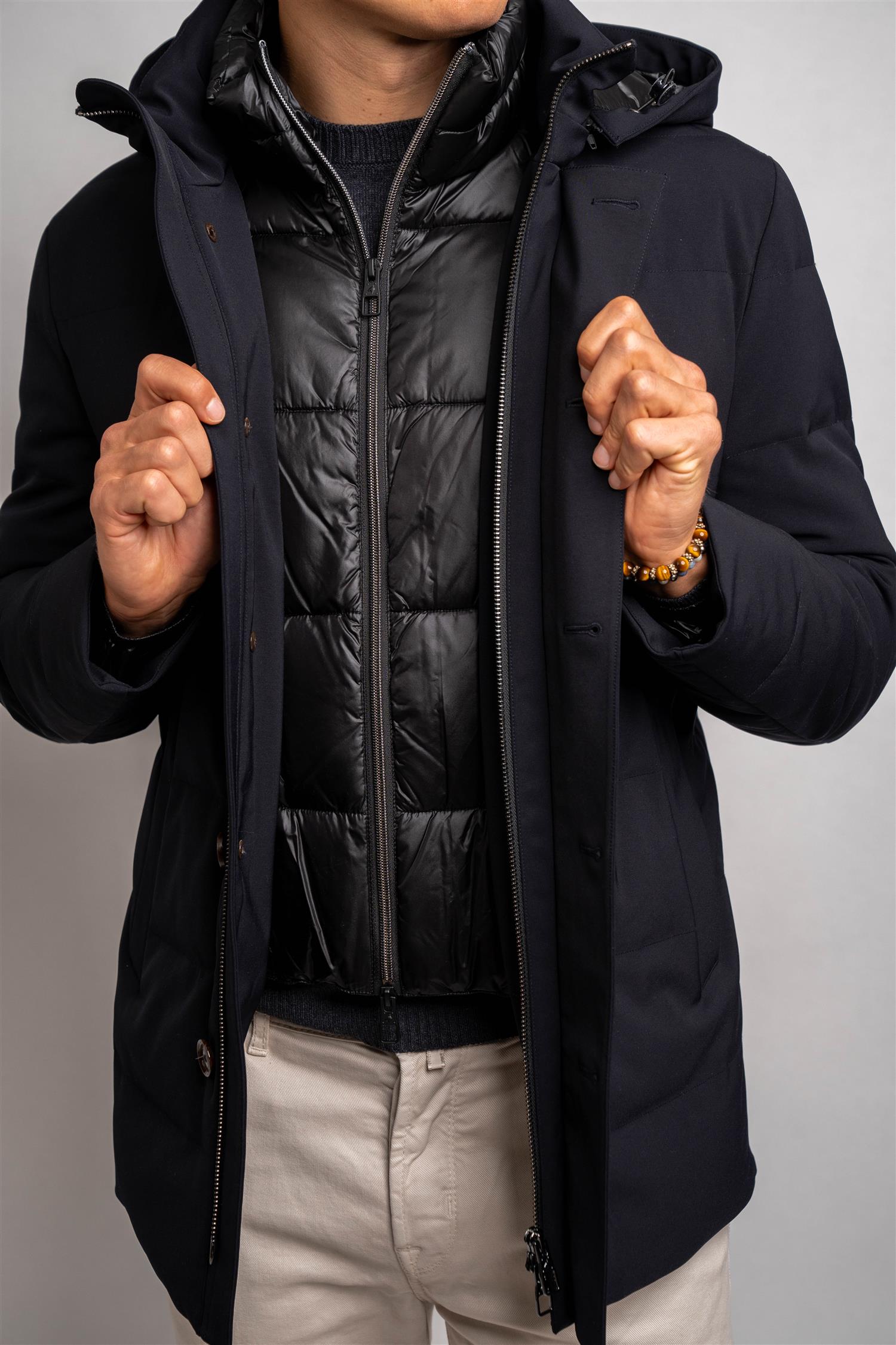 Man Down Jacket - Dark Blue