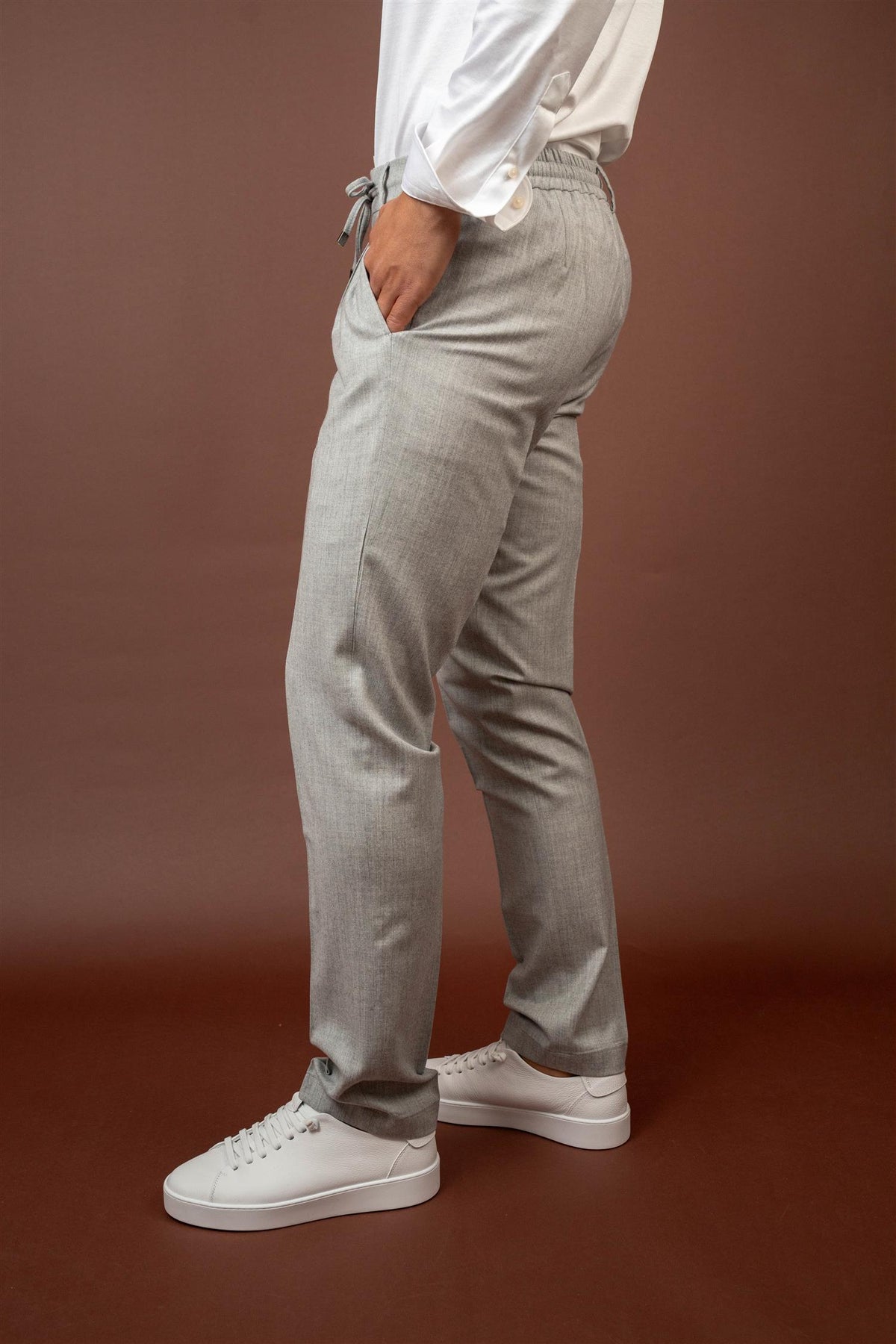 Spiaggia 1P Slik Blend - Light Grey