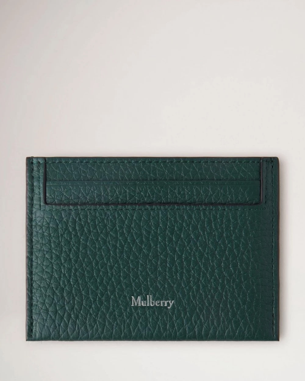 Credit Card Slip Mulberry Green Heavy Grain