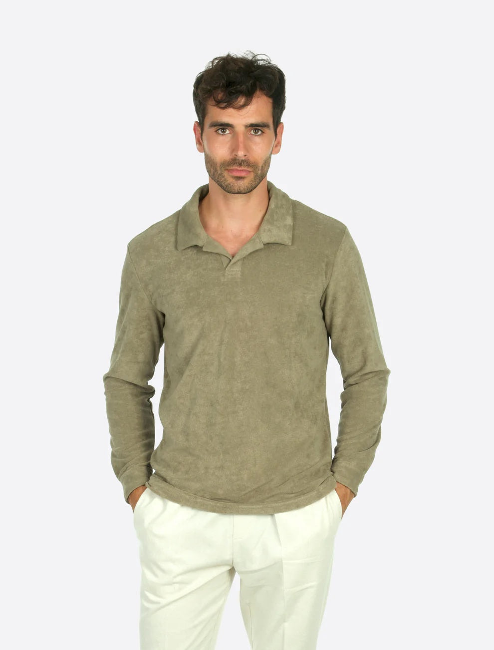 Riviera Terry Long Sleeve - Olive