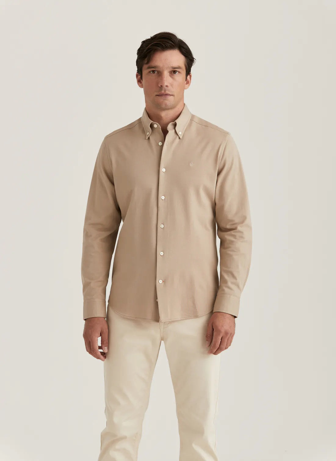 Eddie Pique Shirt Khaki