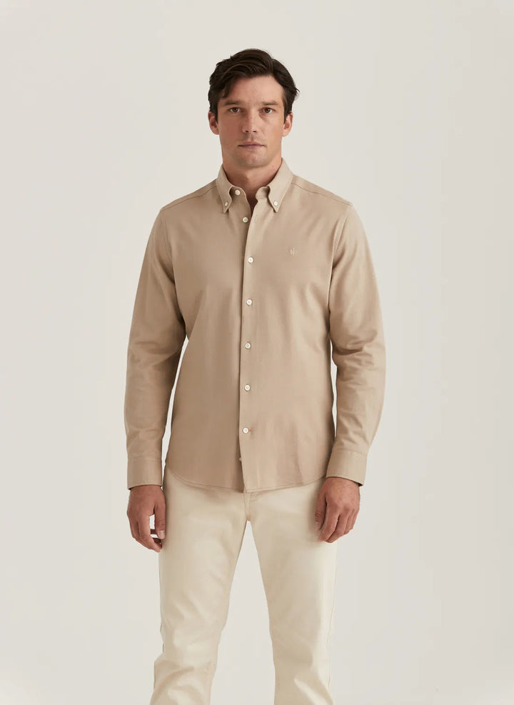 Eddie Pique Shirt Khaki