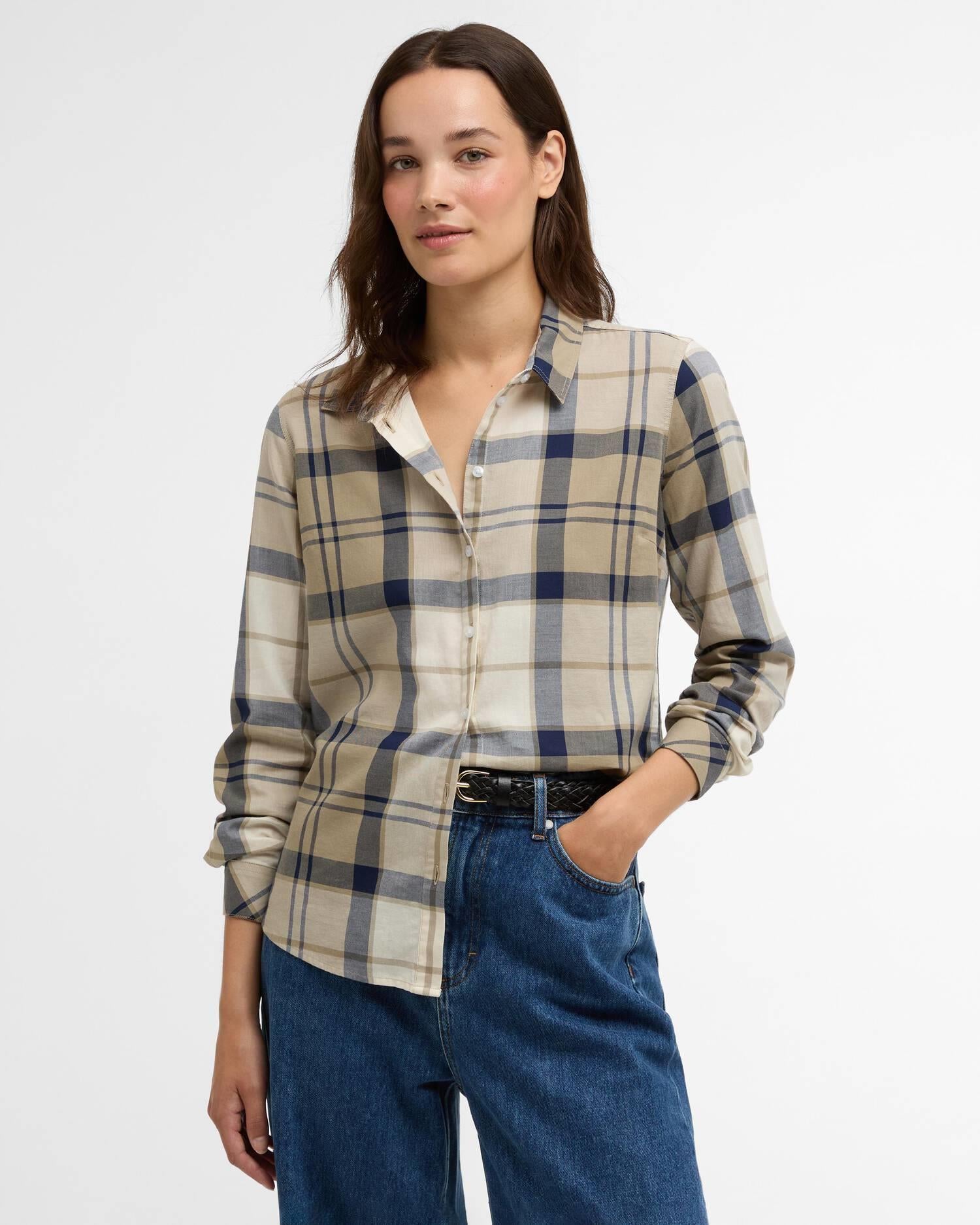 Bredon Check Navy