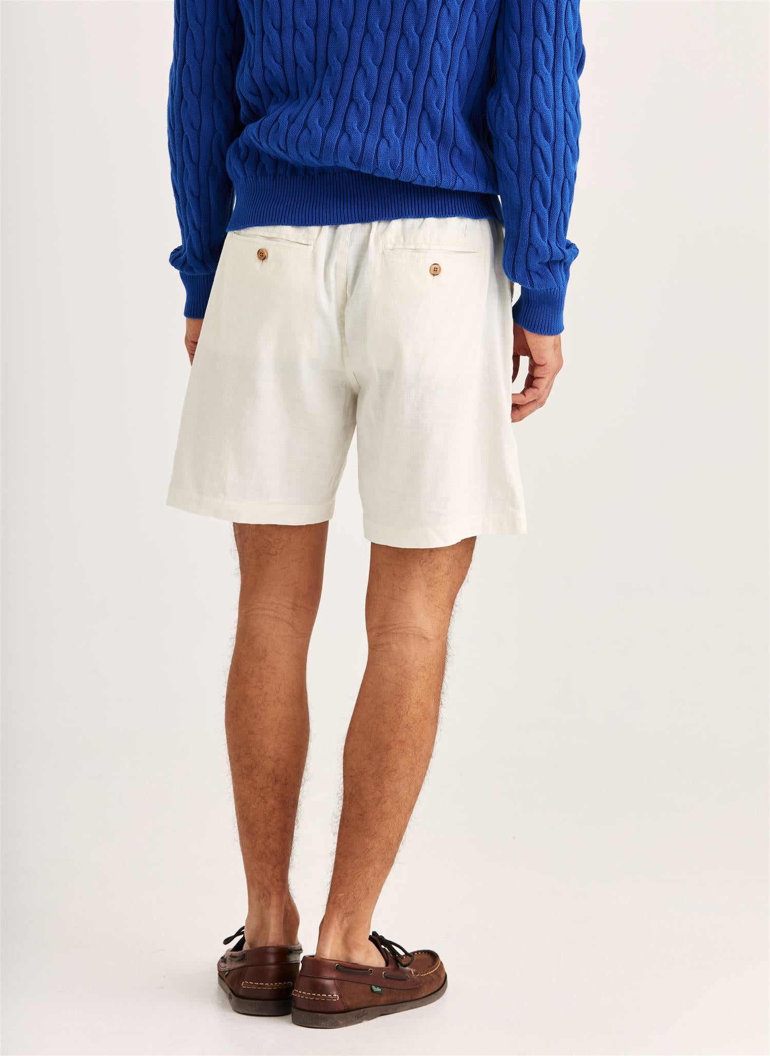 Fenix Linen Shorts - Off White