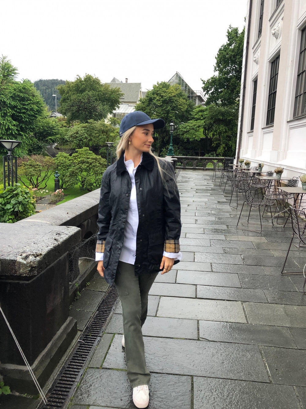 Beadnell Wax Jacket Navy