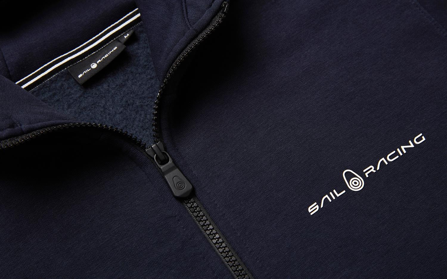Bowman Logo Zip Hood - Dark Navy