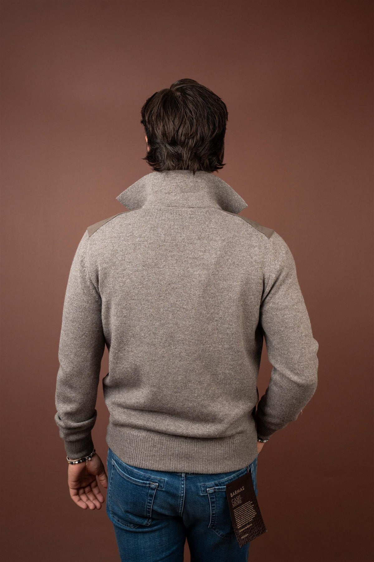 Alcantara Jacket - Taupe