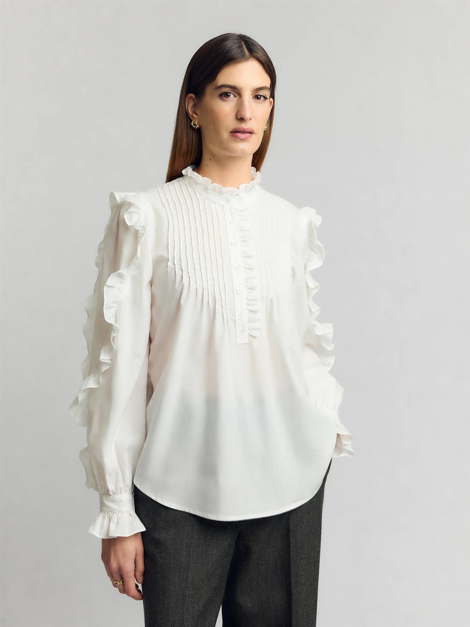 Cordella Blouse Chalk White