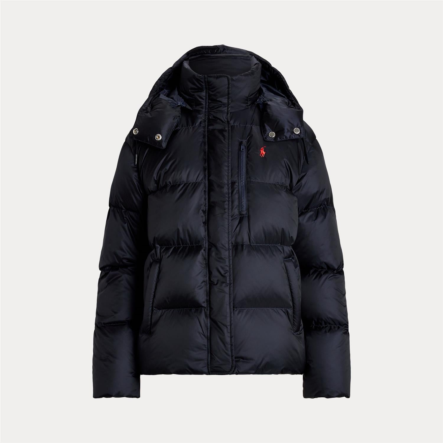 Water-Repellent Quilted Down Jacket