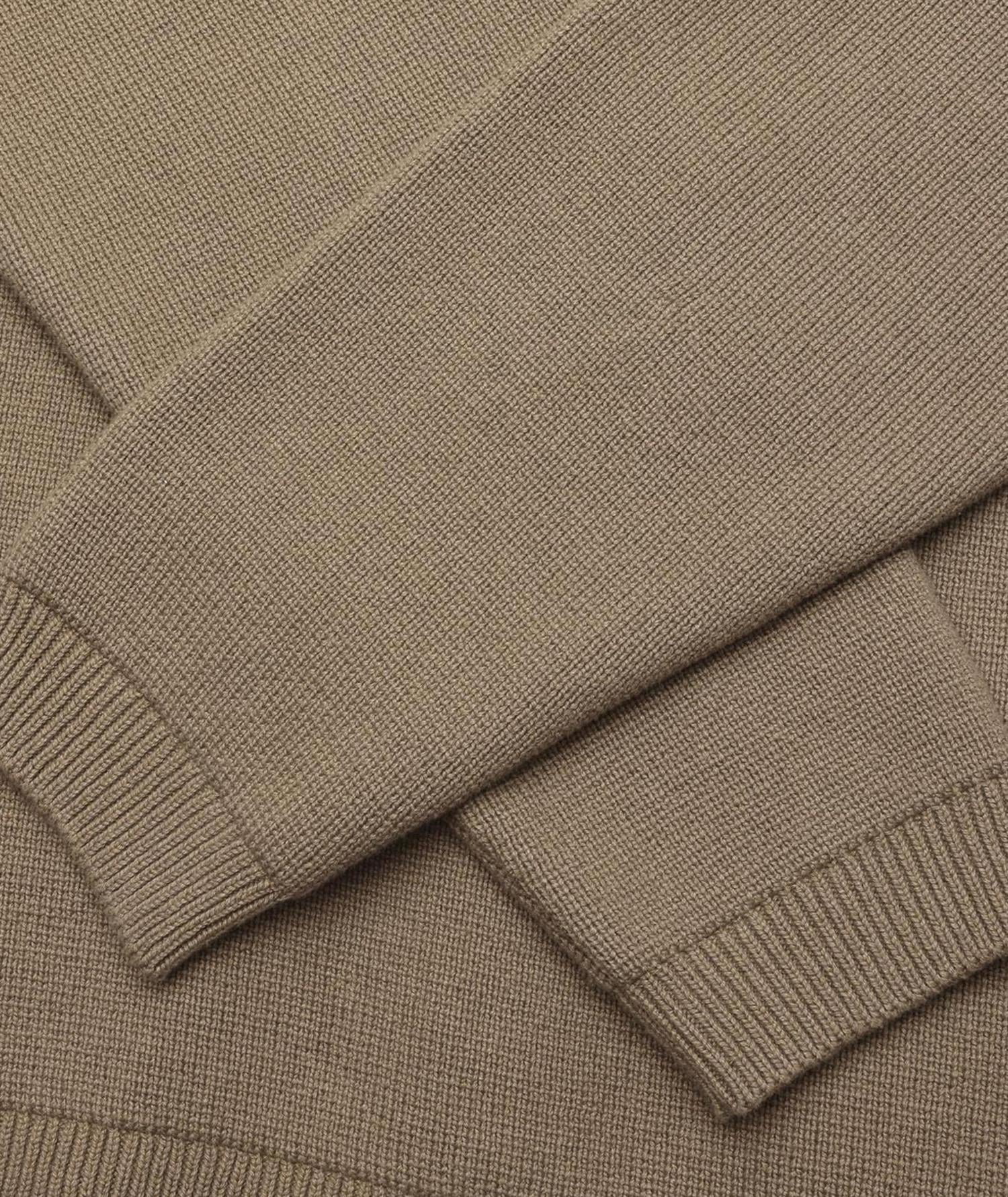 Zipper Knit Cardigan - Green