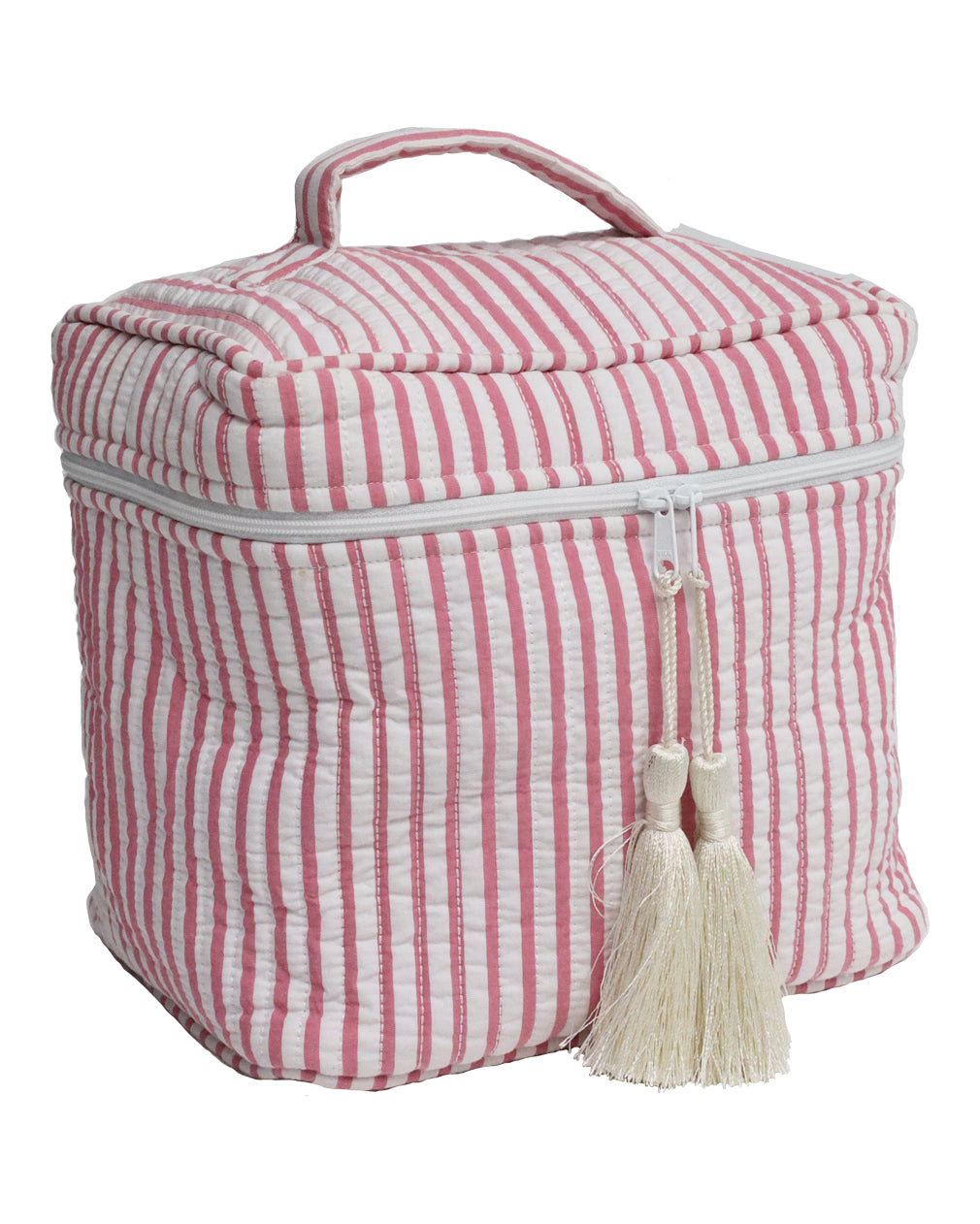 Beauty Bag Pink Stripe