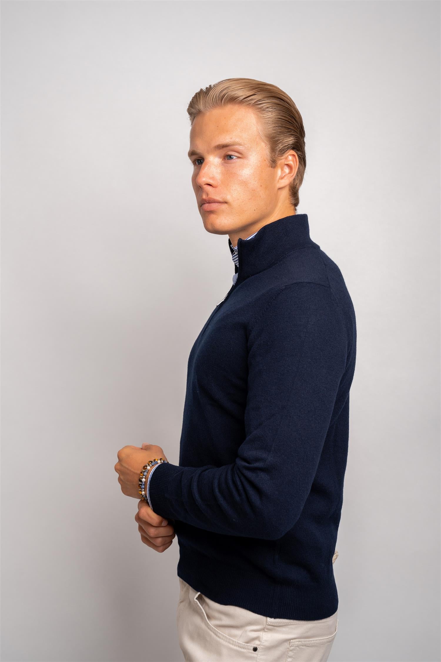 Half Zip - Navy