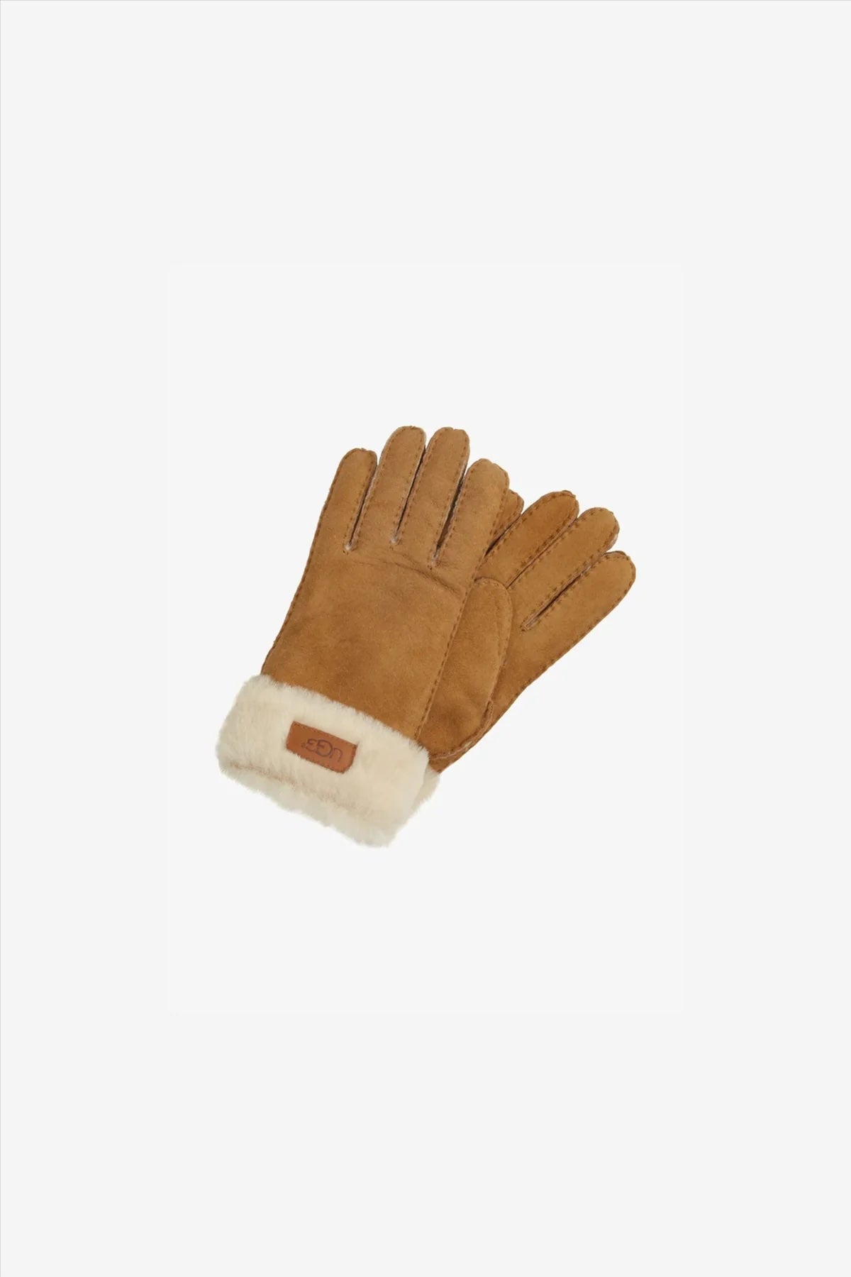 W Turn Cuff Glove - Chestnut