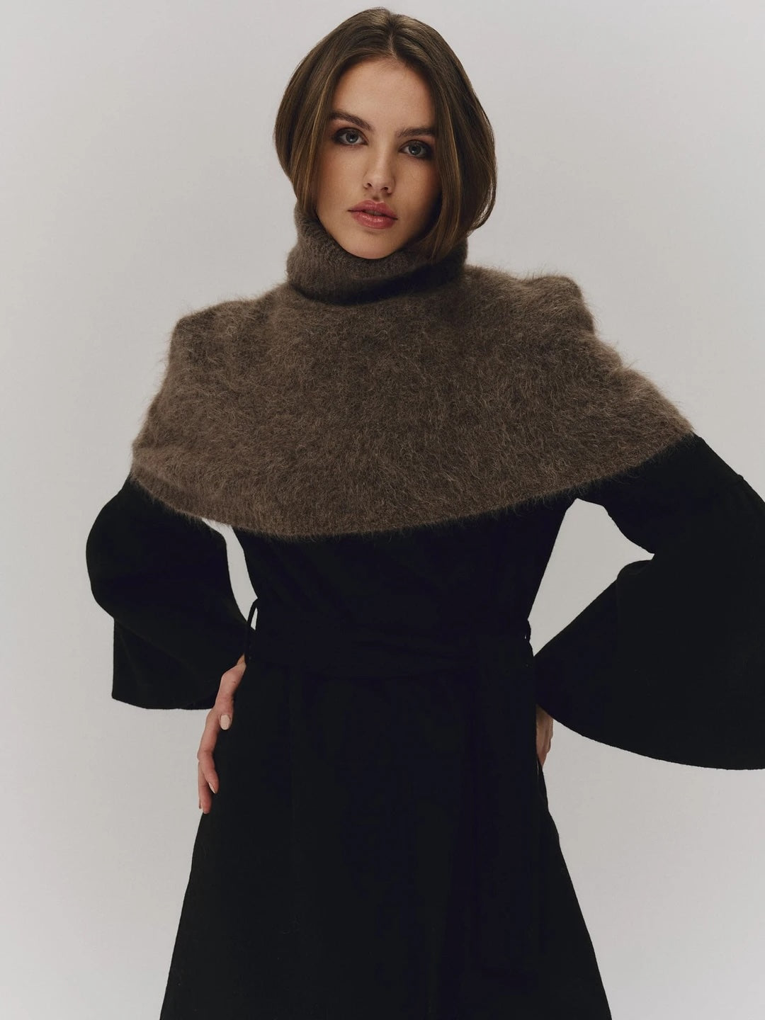 Sylvia Chunky Neck - Brown
