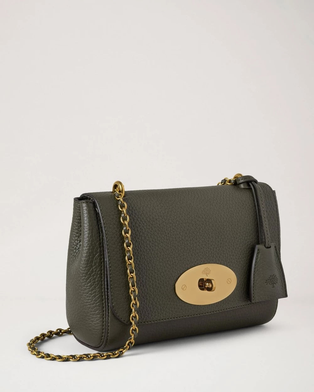 Lily Heavy Grain Juniper Green