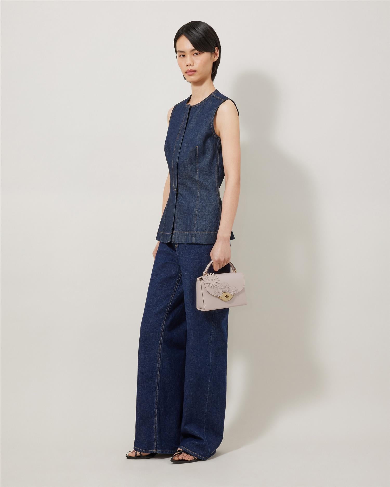 Small Lana Top Handle Flowers