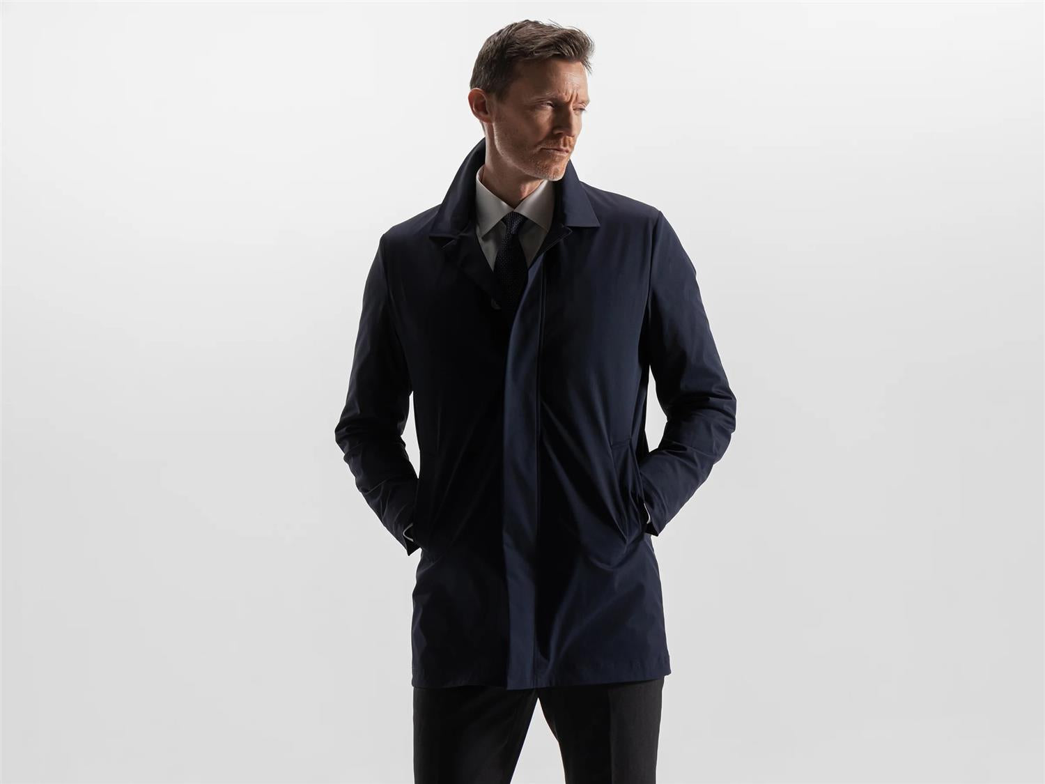 Maestro Coat - Navy