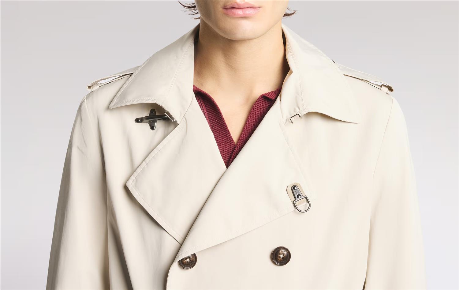 Trench Coat Regular Fit - Ivory