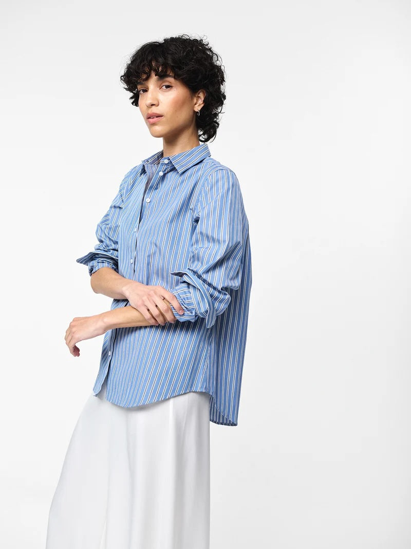 Sophie Shirt Sky Blue Stripe