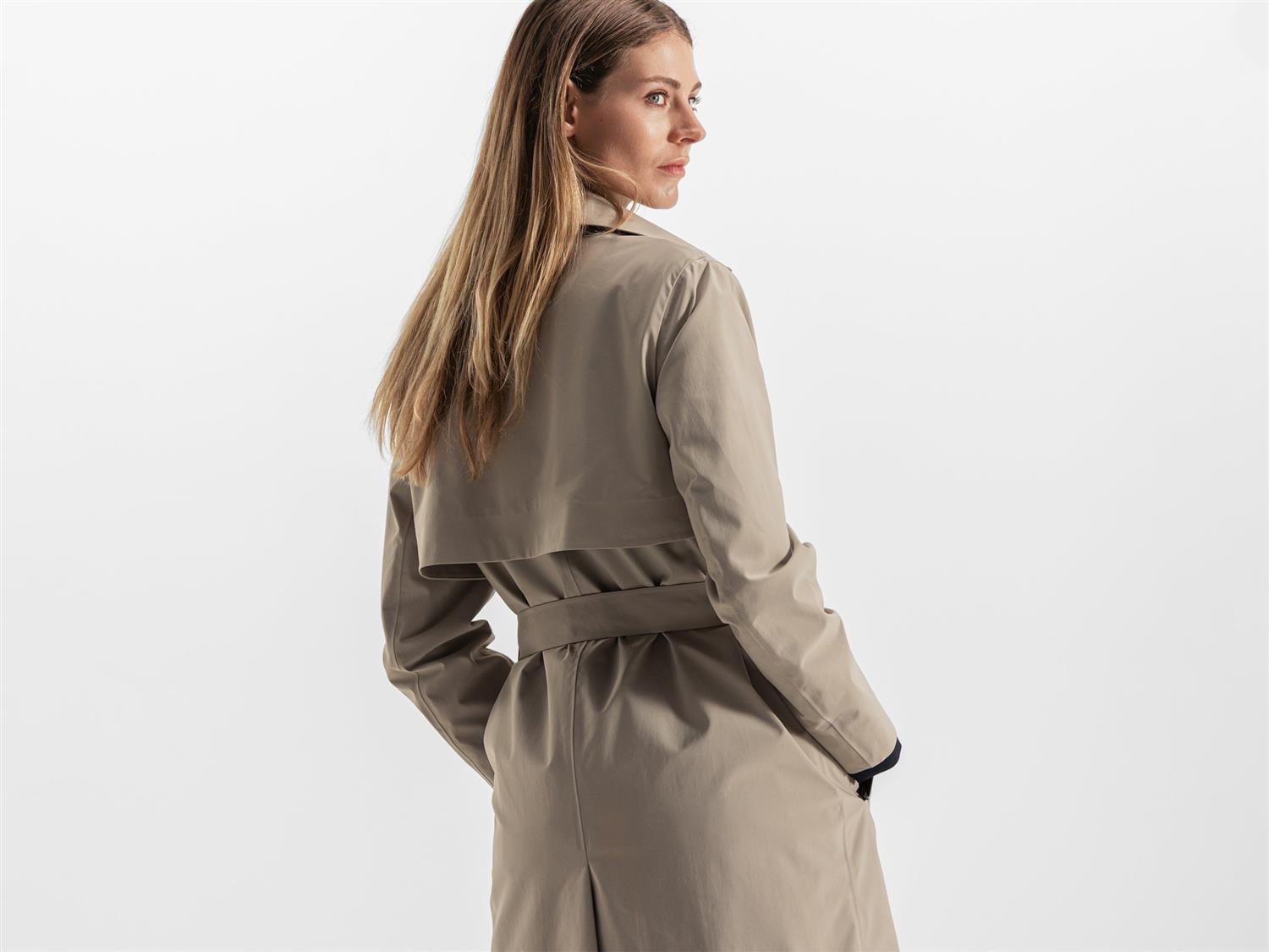 Skylar Trench Coat Desert