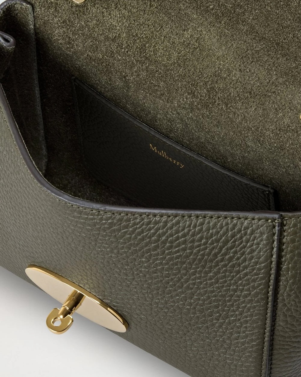 Lily Heavy Grain Juniper Green