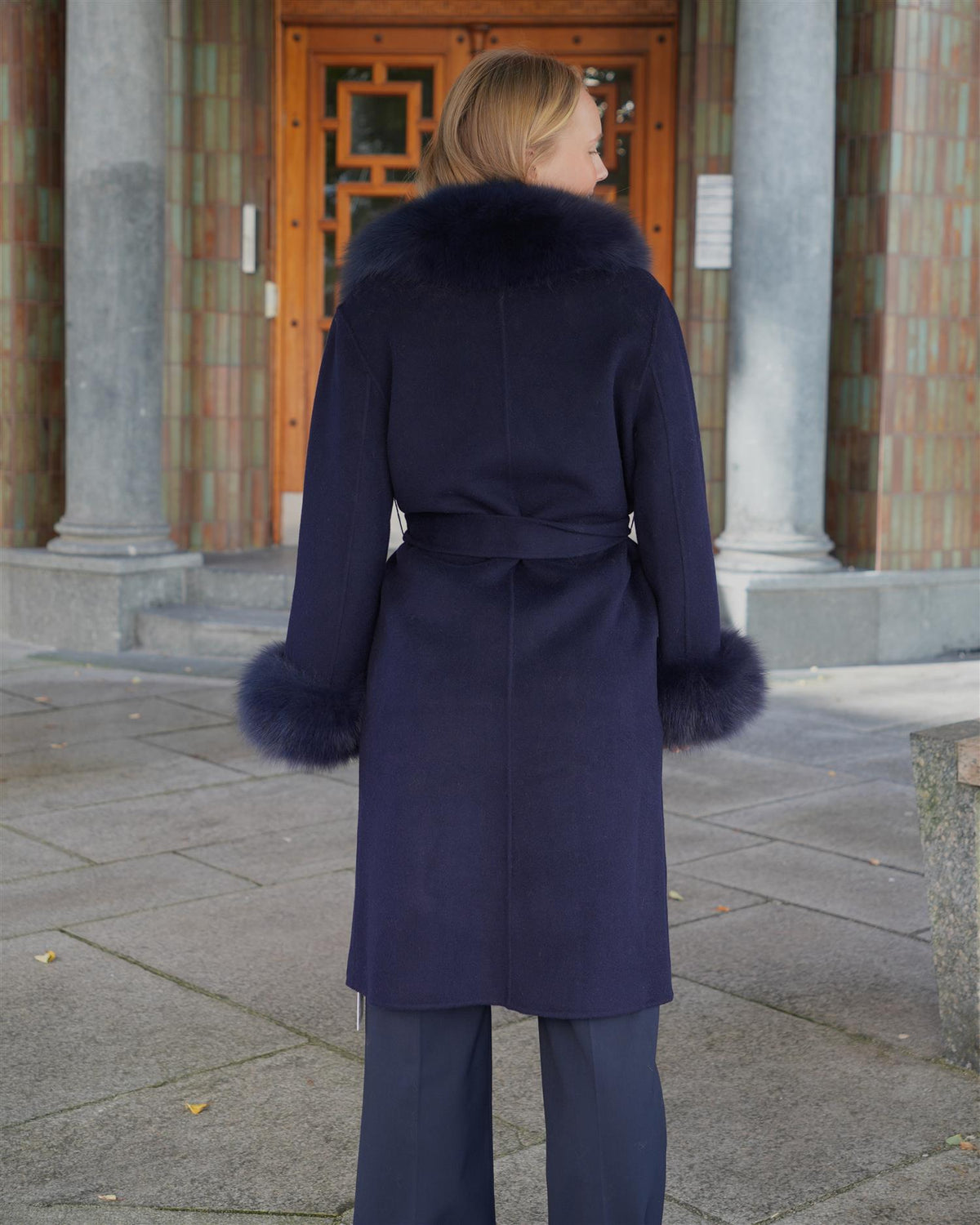Marta Coat - Navy