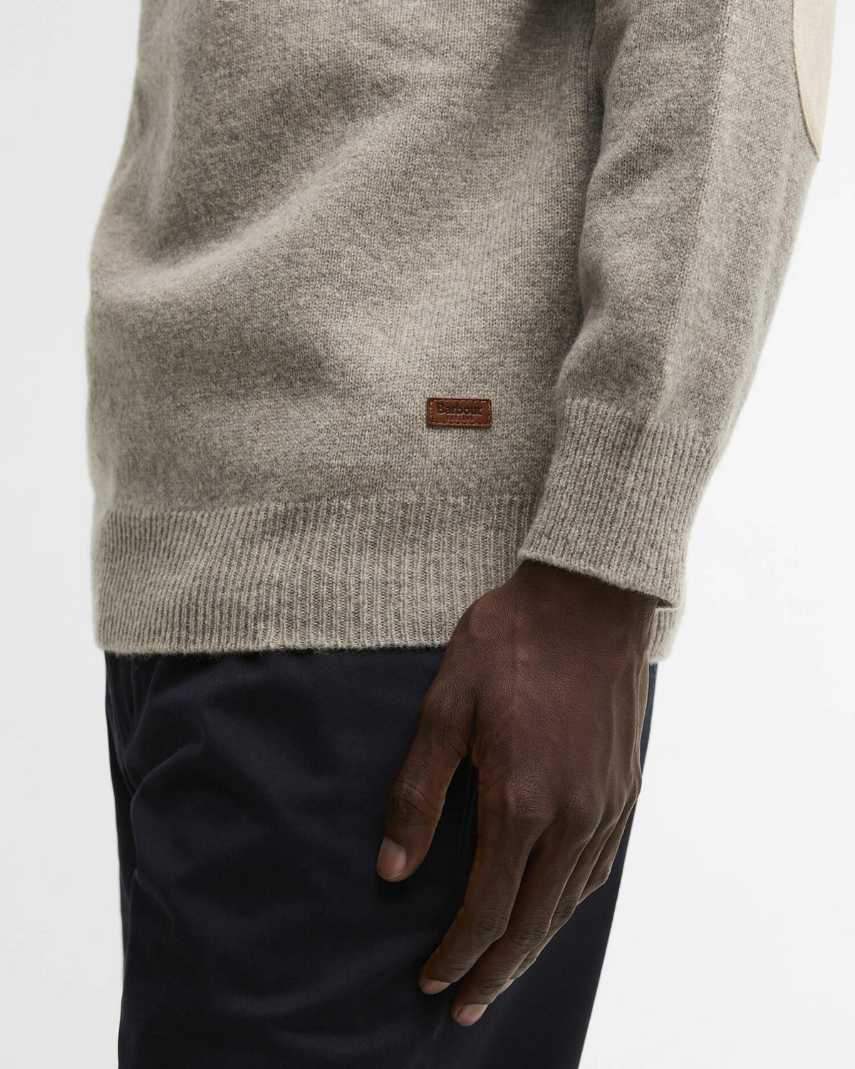 Ess Patch Crew Neck - Stone