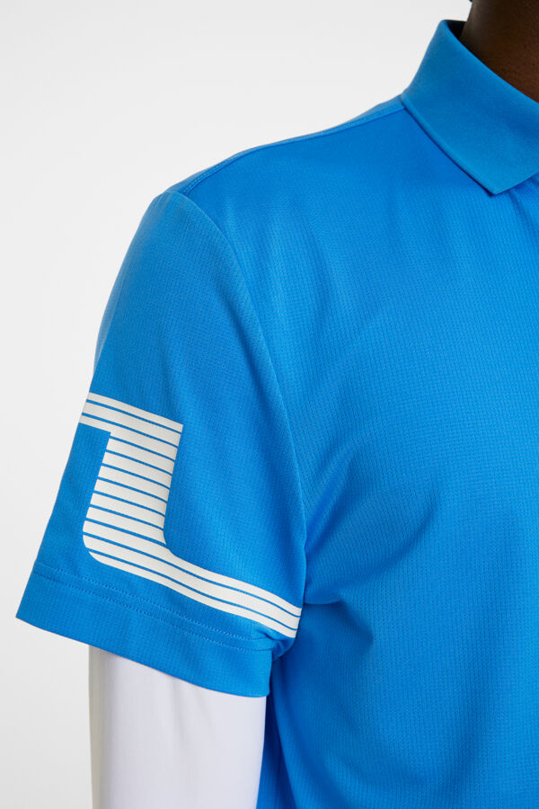 Heath Strike Polo - Sonic Blue