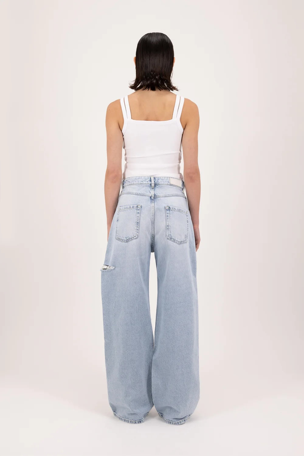 Poppy Wide Leg Jeans Sky Blue