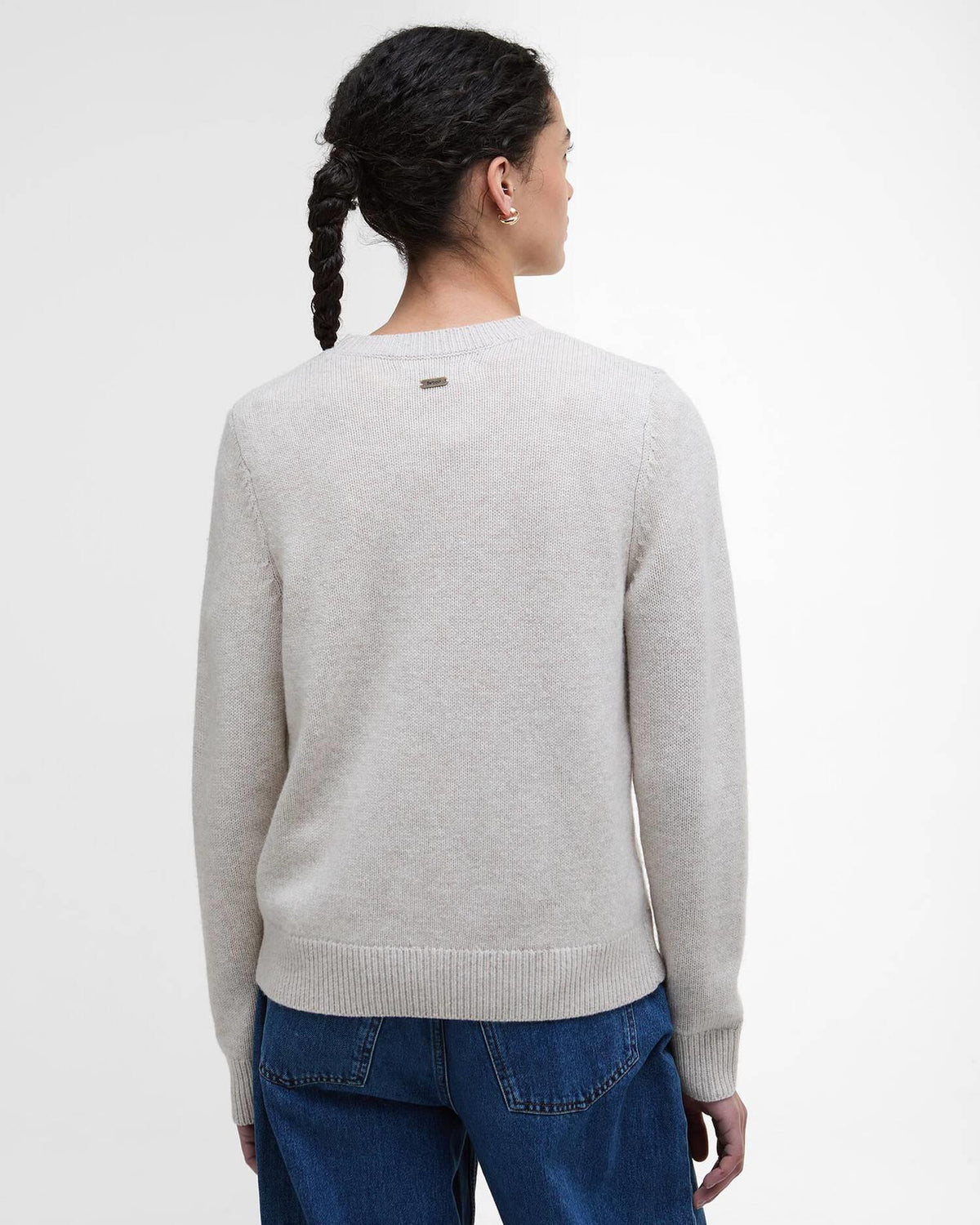 Woodhouse Wool-Cashmere Crew Neck Jumper Oatmeal