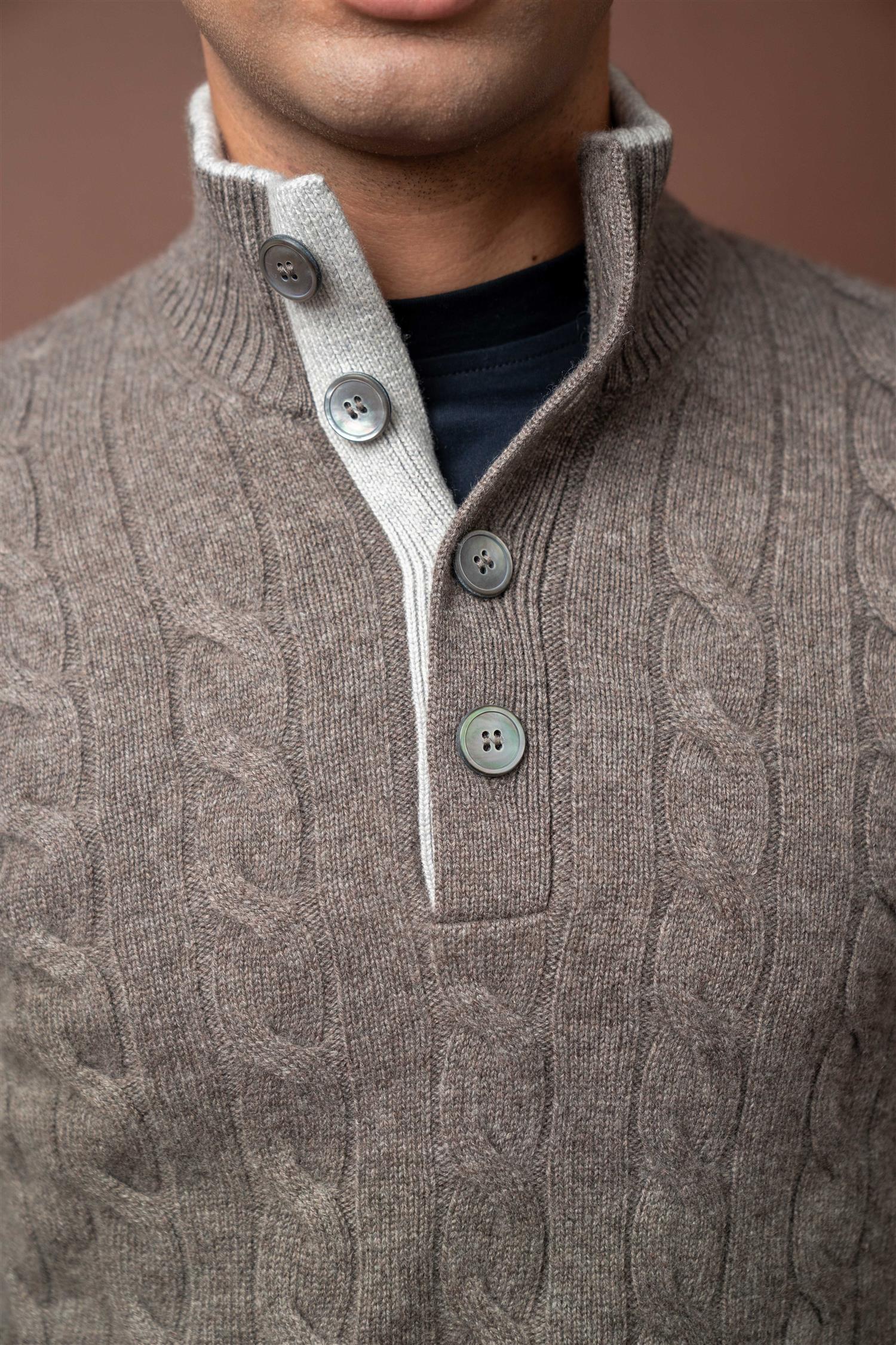 LS Cable Pique - Cashmere - Grey