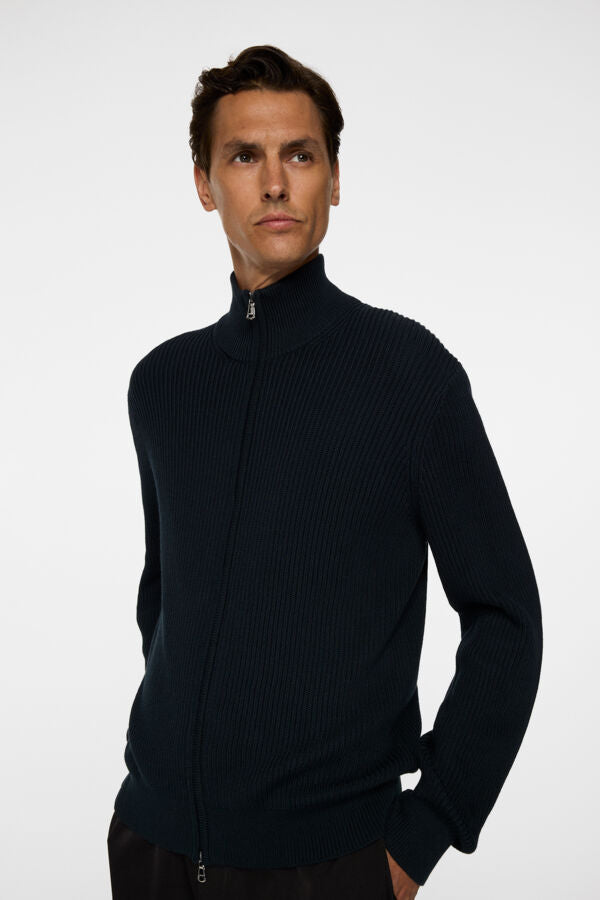 Alexis Full Zip Cardigan - Navy