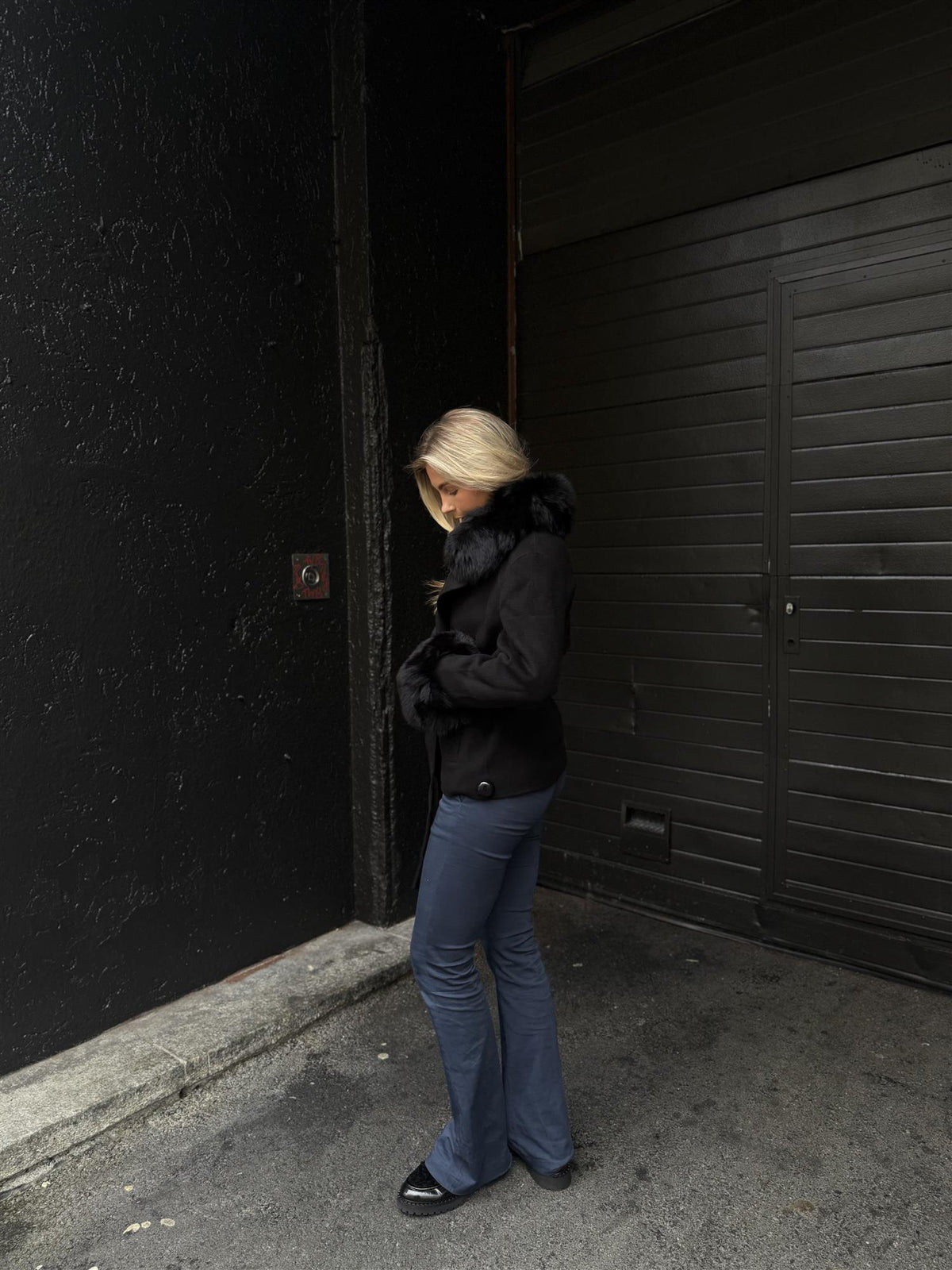 Marta Short Coat - Black