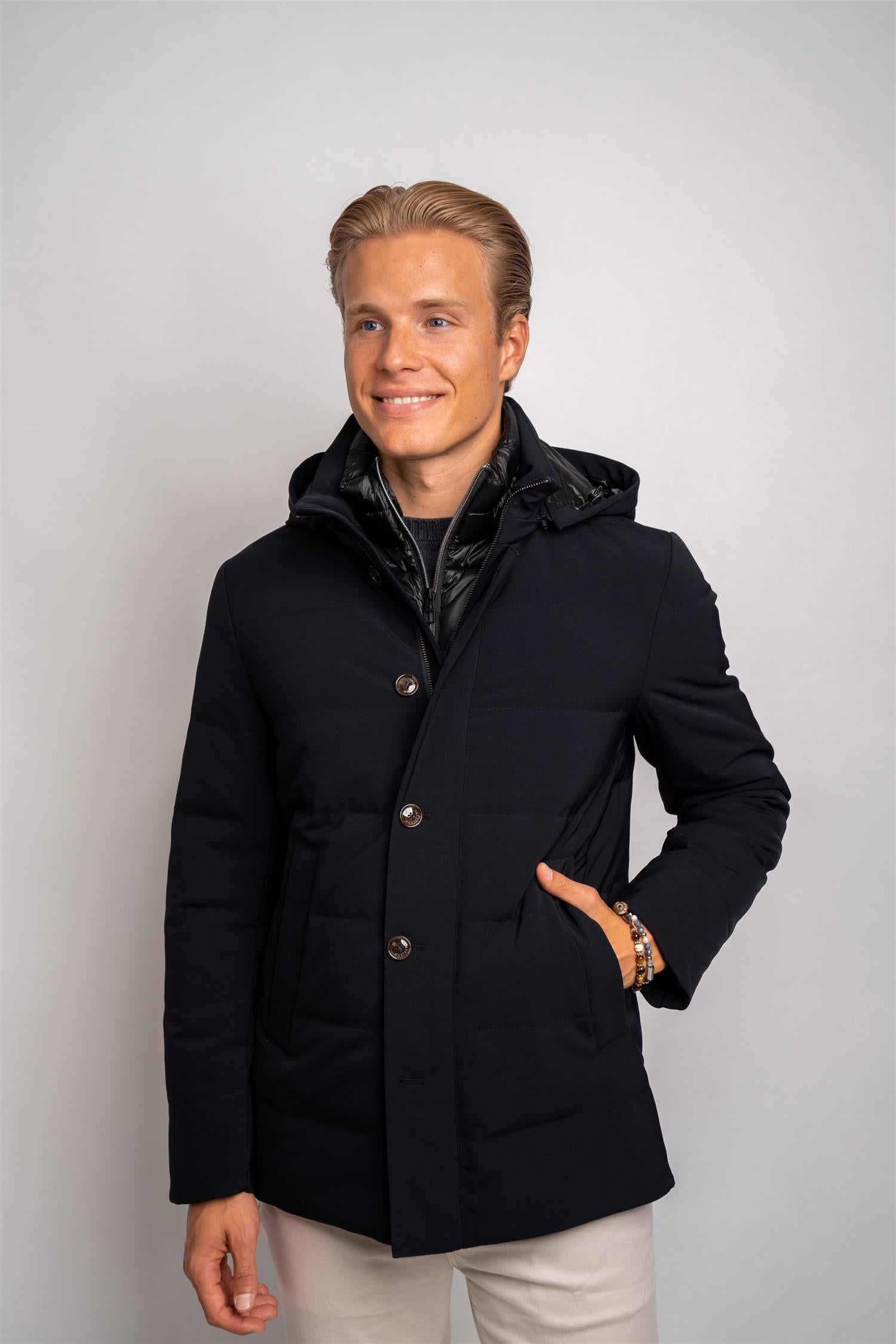 Man Down Jacket - Dark Blue