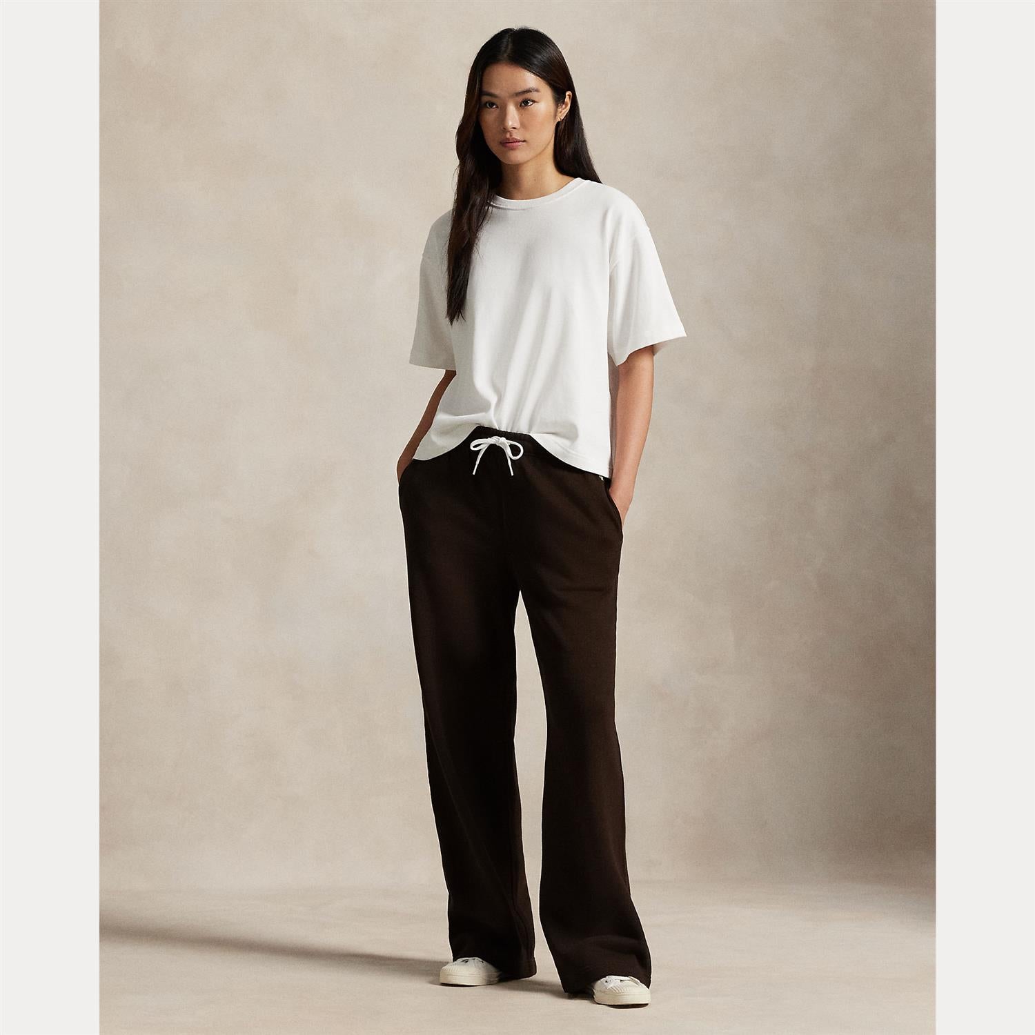 Knit Open Bottom Sweatpant Circut Brown