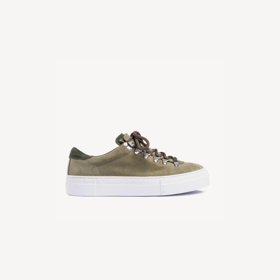 W Marostica Low Platform Suede Olive