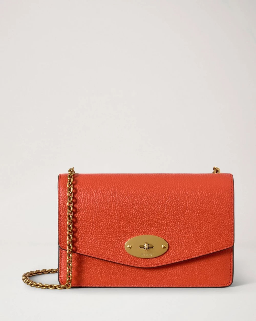 Small Darley Small Classic Grain Coral Orange