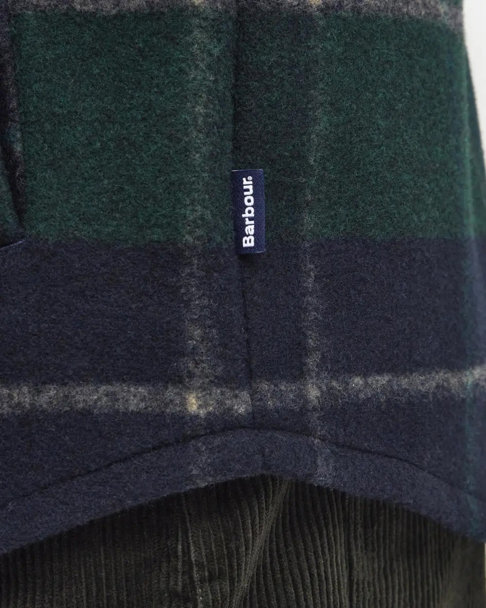 Chapter Tailored Check Overshirt - Green